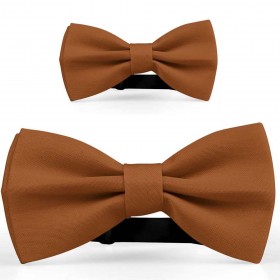 Set papioane tata fiu maro-caramel, uni